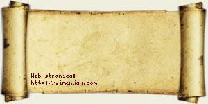 Atanasije Kaloper vizit kartica